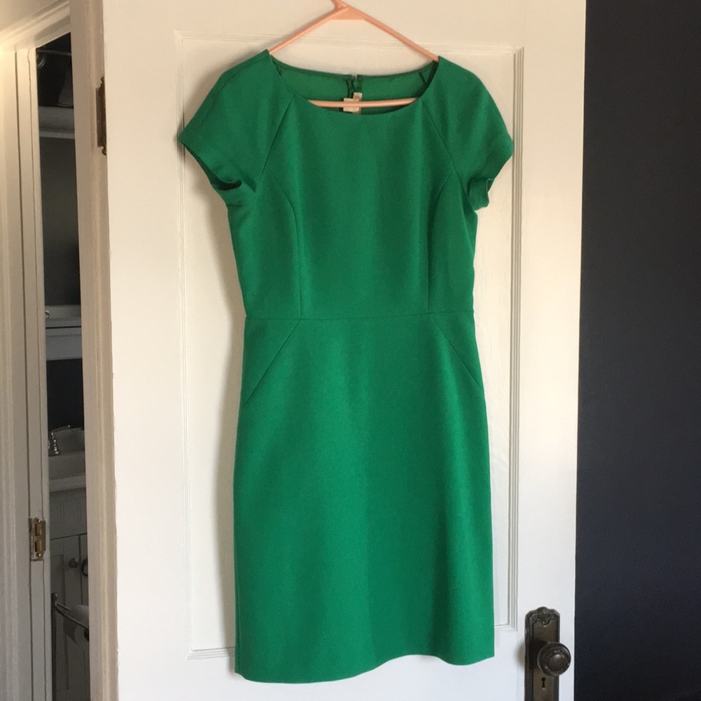 J crew green dress